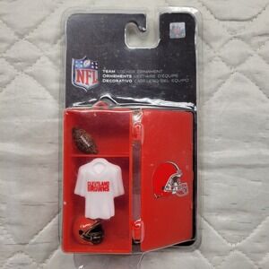 NFL Cleveland Browns Team Locker Christmas tree ornament